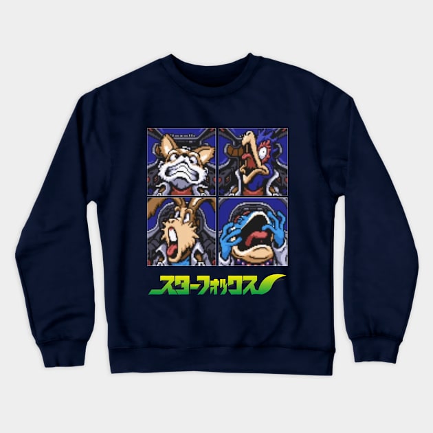 ScreamFox Crewneck Sweatshirt by Charlie_Vermillion